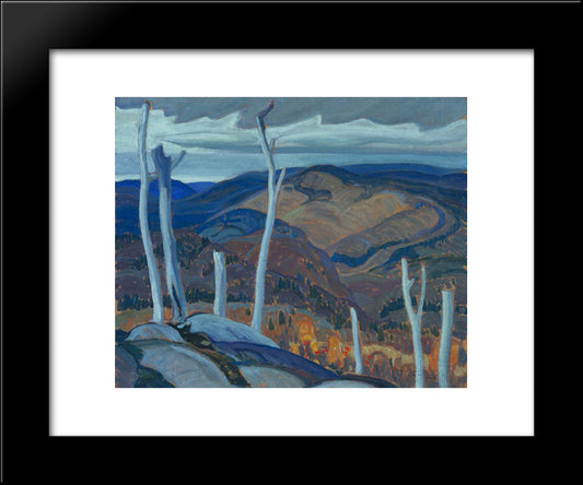 A Grey Day 20x24 Black Modern Wood Framed Art Print Poster by Carmichael, Franklin