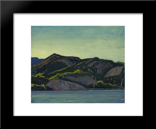 La Cloche 20x24 Black Modern Wood Framed Art Print Poster by Carmichael, Franklin