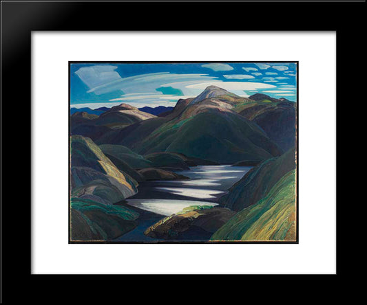 Light And Shadow 20x24 Black Modern Wood Framed Art Print Poster by Carmichael, Franklin