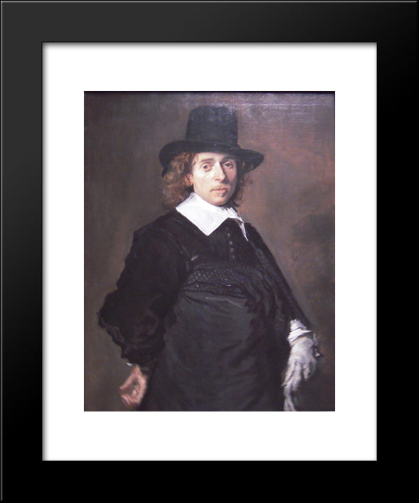 Adriaen Van Ostade 20x24 Black Modern Wood Framed Art Print Poster by Hals, Frans