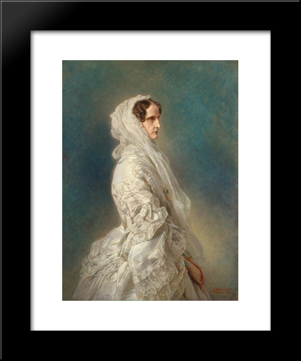 Alexandra Feodorovna 20x24 Black Modern Wood Framed Art Print Poster by Winterhalter, Franz Xaver