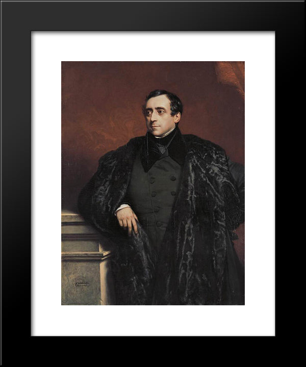 Count Jenison Walworth 20x24 Black Modern Wood Framed Art Print Poster by Winterhalter, Franz Xaver