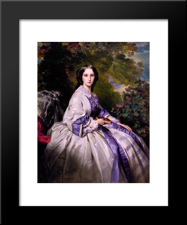 Countess Alexander Nikolaevitch Lamsdorff 20x24 Black Modern Wood Framed Art Print Poster by Winterhalter, Franz Xaver