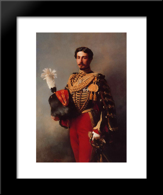 Edouard Andre 20x24 Black Modern Wood Framed Art Print Poster by Winterhalter, Franz Xaver