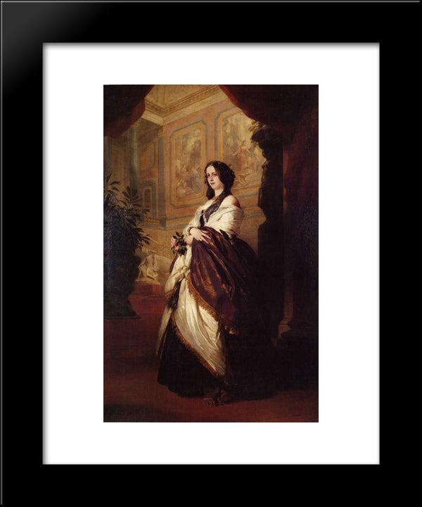 Harriet Howard, Duchess Of Sutherland 20x24 Black Modern Wood Framed Art Print Poster by Winterhalter, Franz Xaver