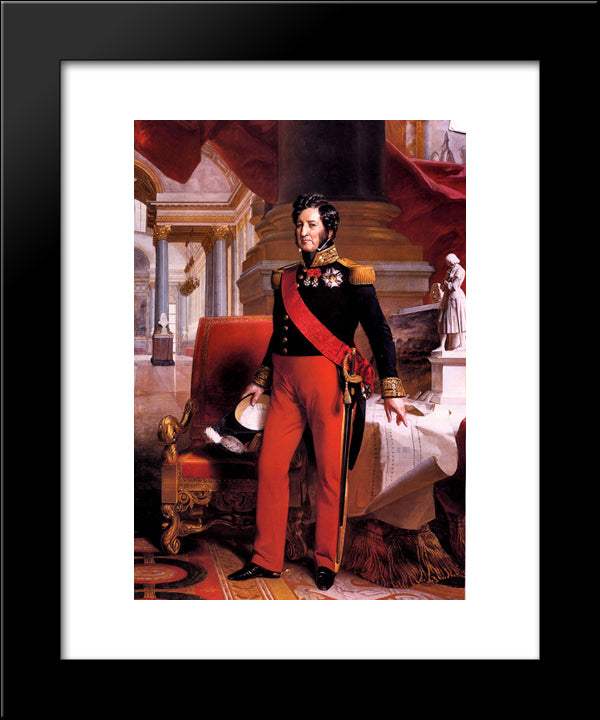 Louis Philippe 20x24 Black Modern Wood Framed Art Print Poster by Winterhalter, Franz Xaver