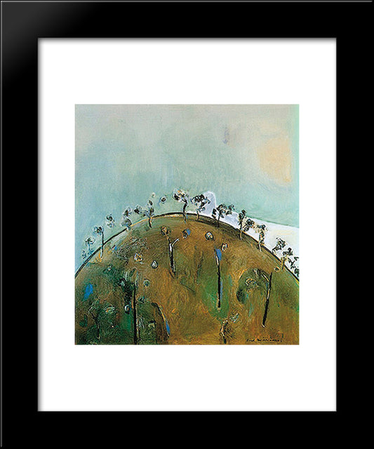 Hillock 20x24 Black Modern Wood Framed Art Print Poster by Williams, Fred