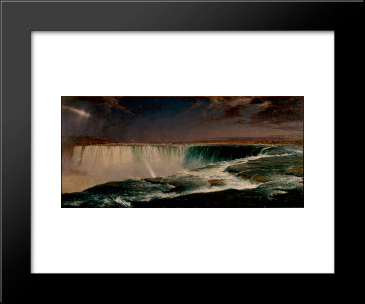 Niagara 20x24 Black Modern Wood Framed Art Print Poster by Church, Frederic Edwin