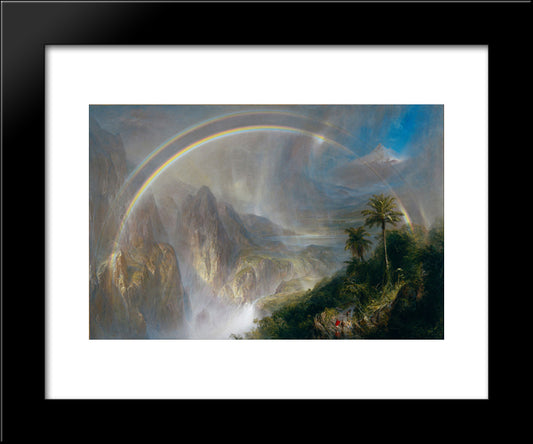 Rainy Season In The Tropics 20x24 Black Modern Wood Framed Art Print Poster by Church, Frederic Edwin