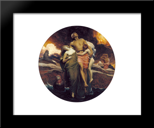 And The Sea Gave Up 20x24 Black Modern Wood Framed Art Print Poster by Leighton, Frederic