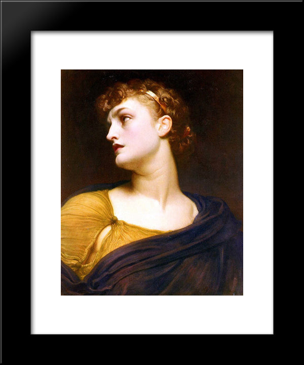 Antigone 20x24 Black Modern Wood Framed Art Print Poster by Leighton, Frederic