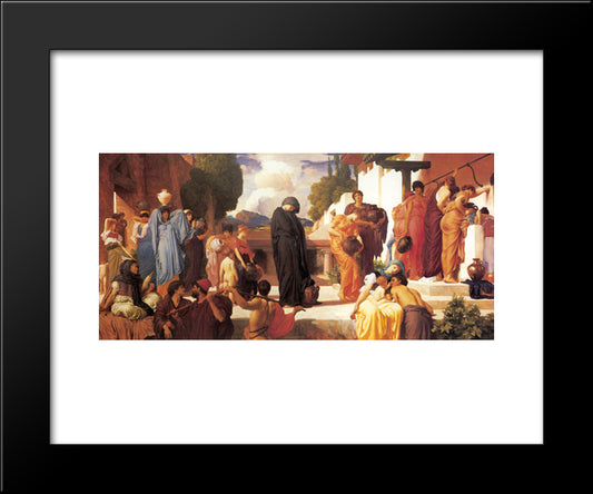 Captive Andromache 20x24 Black Modern Wood Framed Art Print Poster by Leighton, Frederic