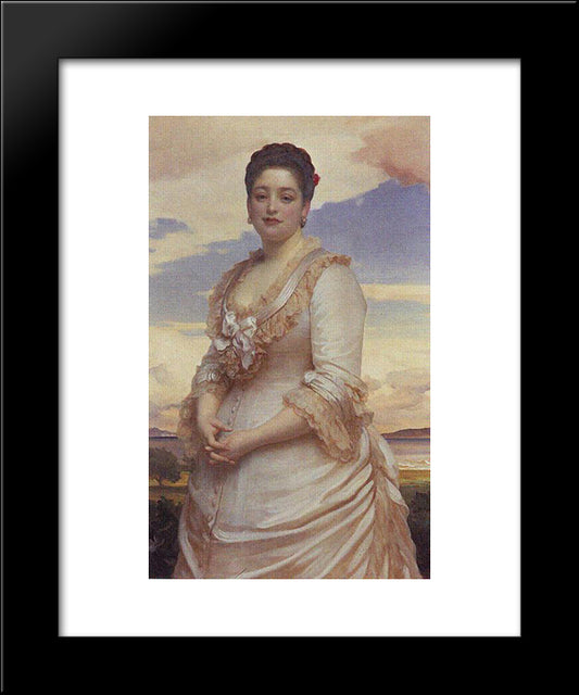 Hannah De Rothschild 20x24 Black Modern Wood Framed Art Print Poster by Leighton, Frederic