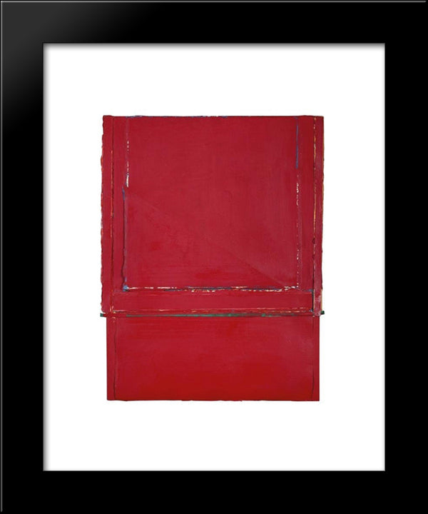 Vermilion - California - Levels Of Meaning #4B 20x24 Black Modern Wood Framed Art Print Poster by Thursz, Frederic Matys