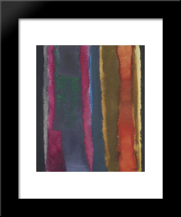 Vertikal 20x24 Black Modern Wood Framed Art Print Poster by Winter, Fritz