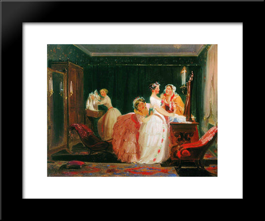 Fees For The Crown 20x24 Black Modern Wood Framed Art Print Poster by Bronnikov, Fyodor