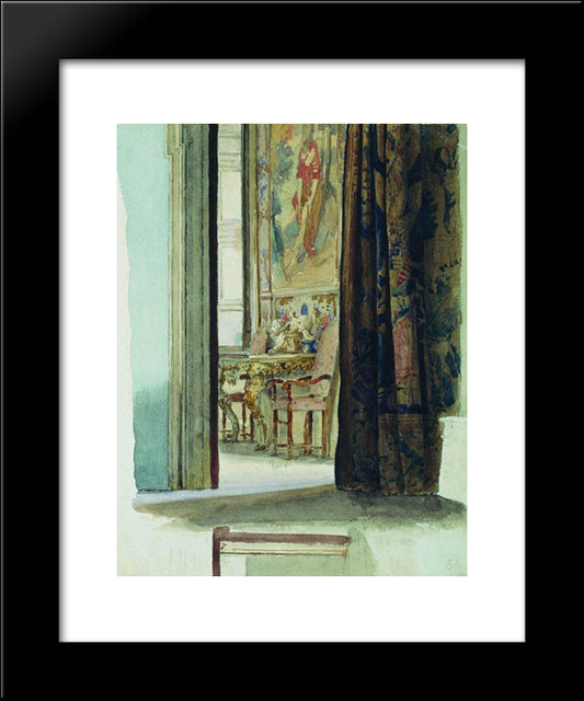 Fragment Of The Interior 20x24 Black Modern Wood Framed Art Print Poster by Bronnikov, Fyodor