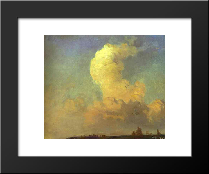 Cloud 20x24 Black Modern Wood Framed Art Print Poster by Vasilyev, Fyodor