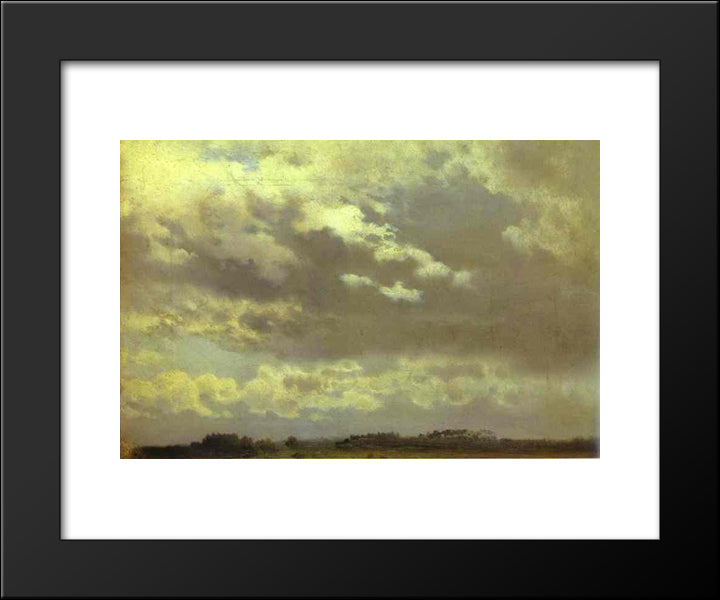 Clouds 20x24 Black Modern Wood Framed Art Print Poster by Vasilyev, Fyodor