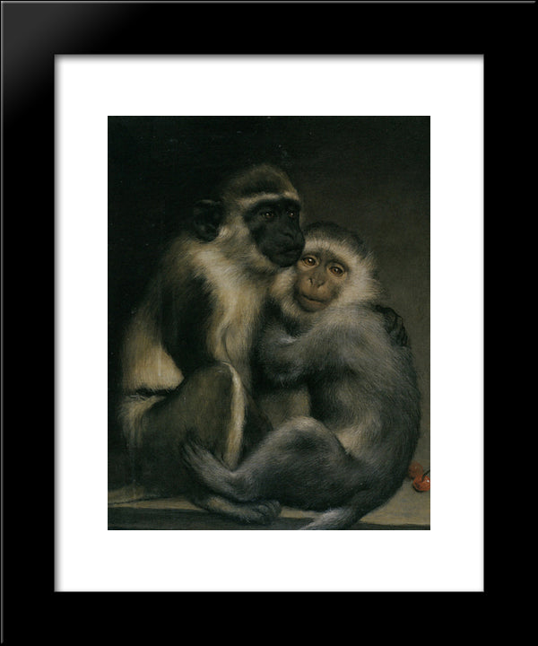 Abelard And Heloise 20x24 Black Modern Wood Framed Art Print Poster by Max, Gabriel von