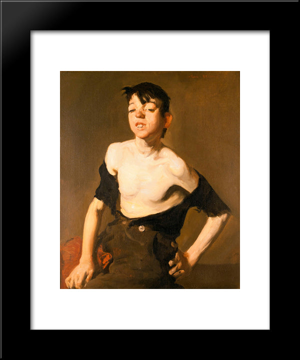 Paddy Flannigan 20x24 Black Modern Wood Framed Art Print Poster by Bellows, George