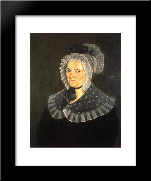 Jane Breathitt Sappington 20x24 Black Modern Wood Framed Art Print Poster by Bingham, George Caleb