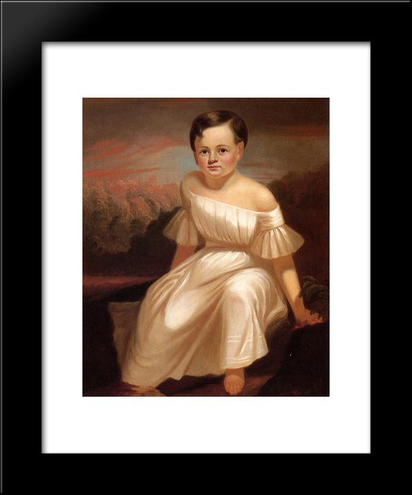 Miss Sallie Ann Camden 20x24 Black Modern Wood Framed Art Print Poster by Bingham, George Caleb