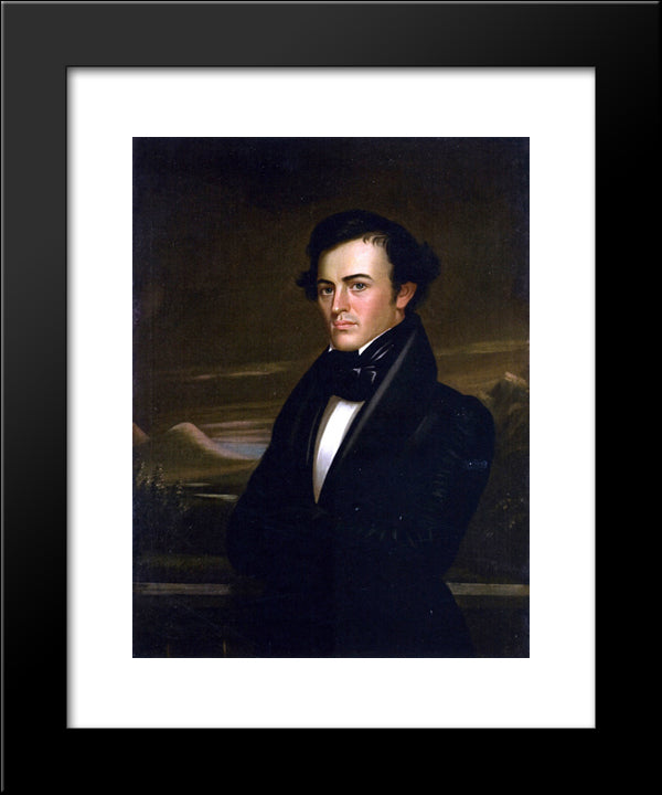Samuel Bullitt Churchill 20x24 Black Modern Wood Framed Art Print Poster by Bingham, George Caleb