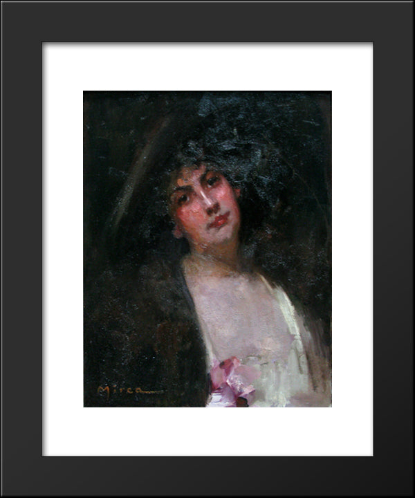 Princess Aristizza Ghyka 20x24 Black Modern Wood Framed Art Print Poster by Mirea, George Demetrescu