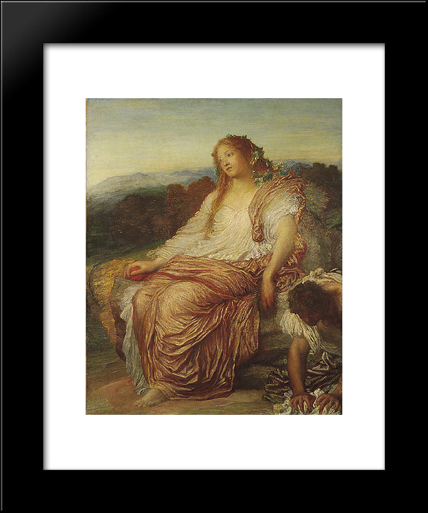 Ariadne 20x24 Black Modern Wood Framed Art Print Poster by Watts, George Frederick