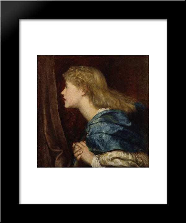 Dame (Alice) Ellen Terry 20x24 Black Modern Wood Framed Art Print Poster by Watts, George Frederick