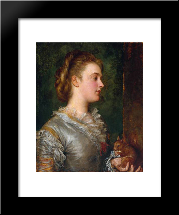 Dorothy Tennant, Later Lady Stanley 20x24 Black Modern Wood Framed Art Print Poster by Watts, George Frederick