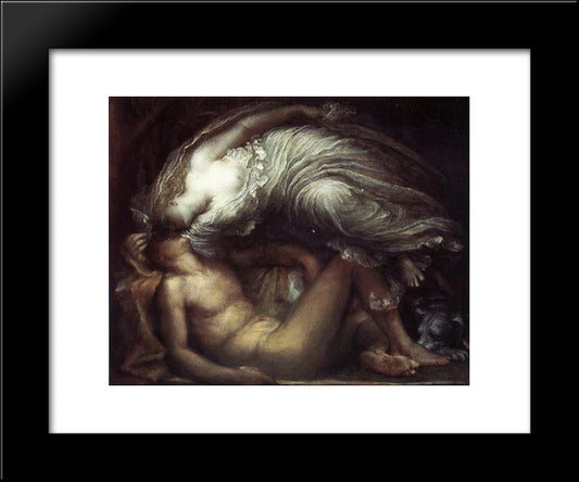 Endymion 20x24 Black Modern Wood Framed Art Print Poster by Watts, George Frederick