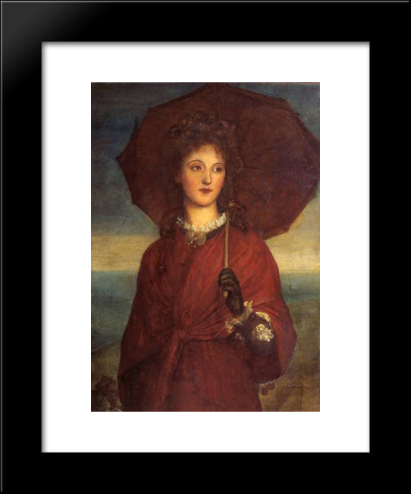 Eveleen Tennant, Later Mrs F.W.H. Myers 20x24 Black Modern Wood Framed Art Print Poster by Watts, George Frederick