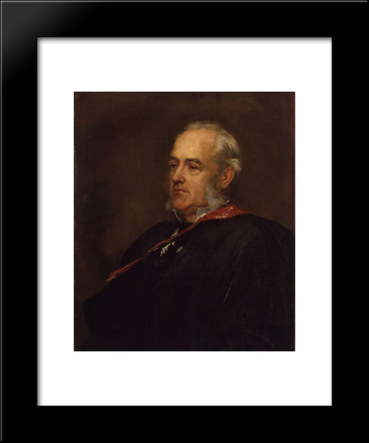 Friedrich Max Muller 20x24 Black Modern Wood Framed Art Print Poster by Watts, George Frederick