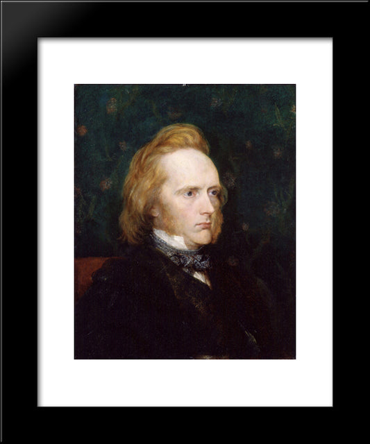 George Douglas Campbell, 8Th Duke Of Argyll 20x24 Black Modern Wood Framed Art Print Poster by Watts, George Frederick