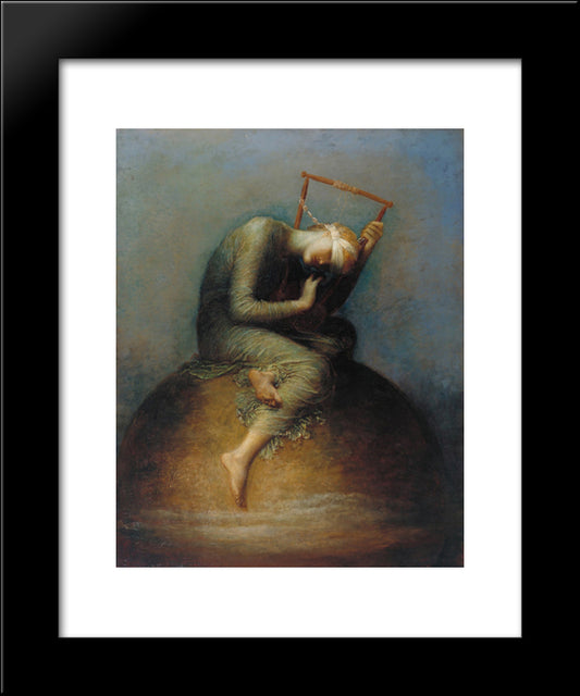 Hope 20x24 Black Modern Wood Framed Art Print Poster by Watts, George Frederick