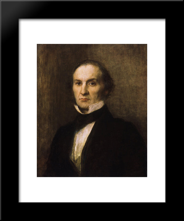 William Ewart Gladstone 20x24 Black Modern Wood Framed Art Print Poster by Watts, George Frederick