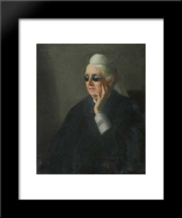 Annette Peile 20x24 Black Modern Wood Framed Art Print Poster by Henry, George