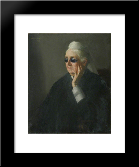 Annette Peile 20x24 Black Modern Wood Framed Art Print Poster by Henry, George