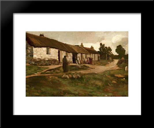 Brig O' Turk 20x24 Black Modern Wood Framed Art Print Poster by Henry, George