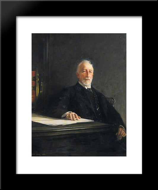 David Gill 20x24 Black Modern Wood Framed Art Print Poster by Henry, George