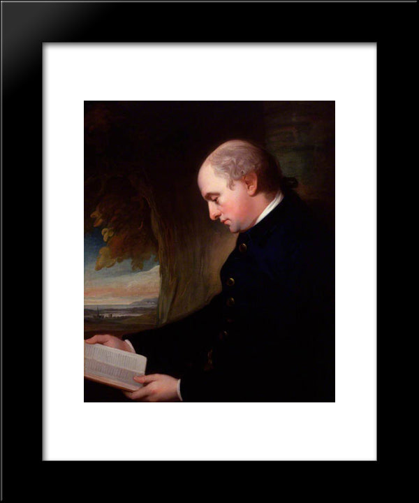 Charles Lennox, 3Rd Duke Of Richmond And Lennox 20x24 Black Modern Wood Framed Art Print Poster by Romney, George