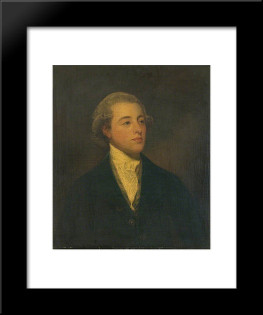 Colonel James Lowther As A Young Man 20x24 Black Modern Wood Framed Art Print Poster by Romney, George