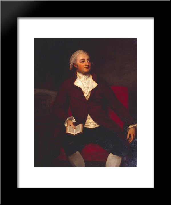 Dr John Matthews 20x24 Black Modern Wood Framed Art Print Poster by Romney, George