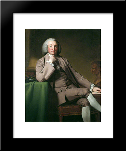 James Ainslie 20x24 Black Modern Wood Framed Art Print Poster by Romney, George