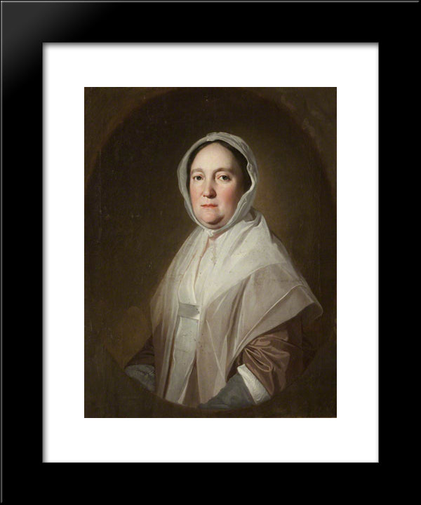 Mary Rawlinson 20x24 Black Modern Wood Framed Art Print Poster by Romney, George