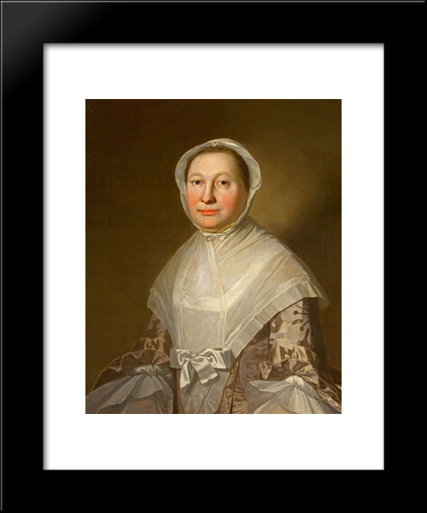 Mrs Thompson Of Kendal 20x24 Black Modern Wood Framed Art Print Poster by Romney, George