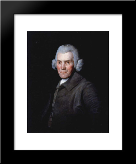 Portrait Of Richard Wedgewood 20x24 Black Modern Wood Framed Art Print Poster by Stubbs, George