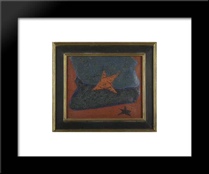 Untitled 20x24 Black Modern Wood Framed Art Print Poster by Papazoff, Georges